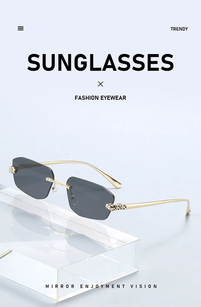 Anti-ultraviolet, Lightweight Metal-free Frame Sunglasses, Trendy And Stylish For Both Men And Women Car Sunglasses2520