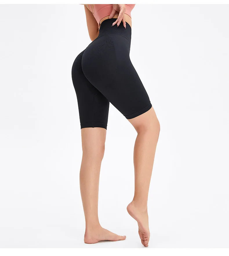 Women’s Seamless High Waist Fitness Shorts