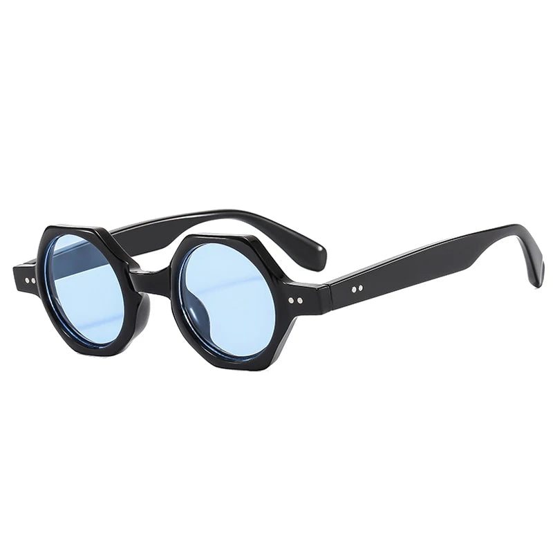 SHAUNA New Polygon Square Sunglasses Women Fashion Candy Color Round Lenses Eyewear Shades UV400 Men Sun Glasses