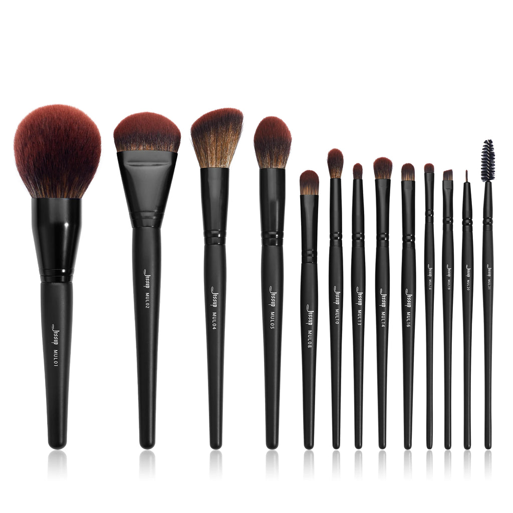 Jessup T329 Makeup Brush Set – 10–14 Piece Professional Synthetic Brush Collection