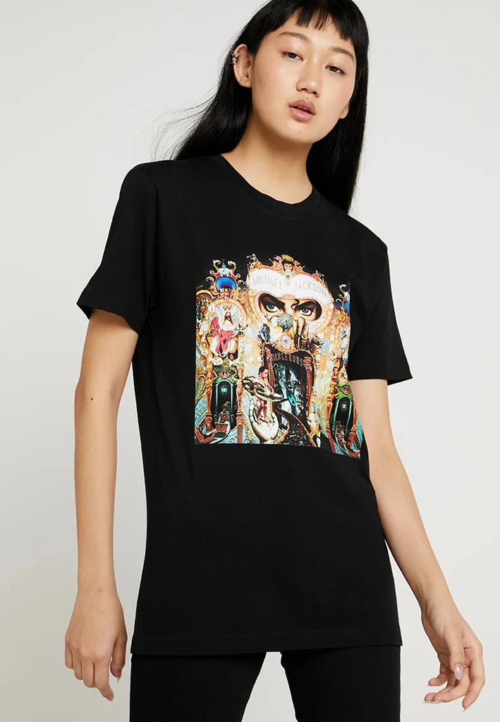 Michael Jackson This Is It Scream T-Shirt Cotton Graphic Tee Men Women Summer Streetwear
