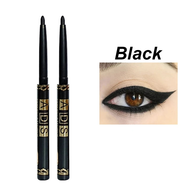 Waterproof Black Eyeliner Pencil Set – Long‑Lasting Matte Gel Liners for Bold, Smudge‑Proof Eye Makeup