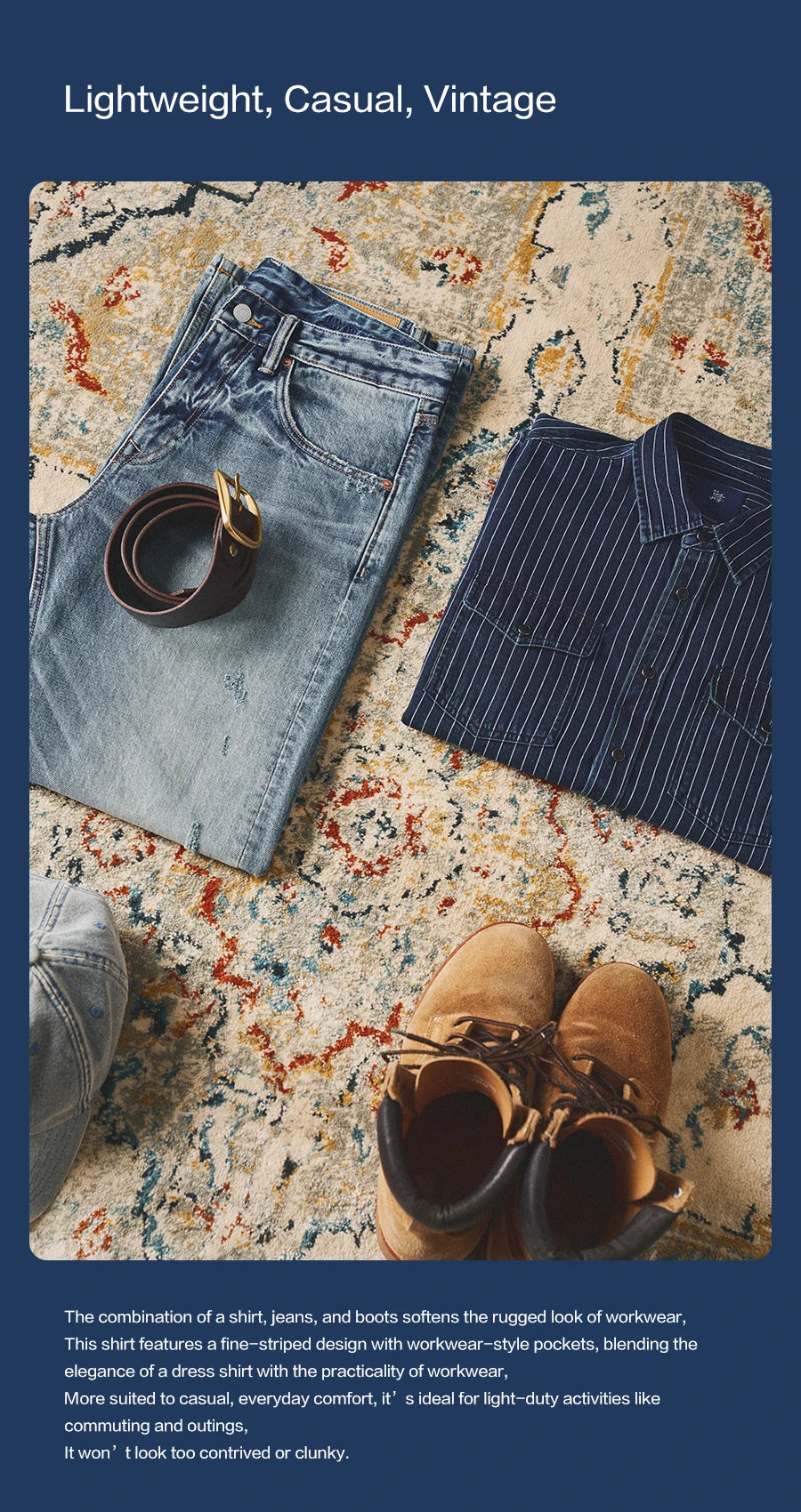 SIMWOOD Oversize Denim Shirt