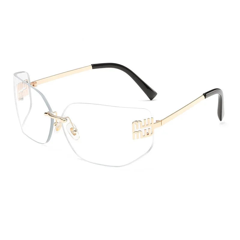 Zhang Yuanying's same miumiu sunglasses for women, with a high-end and personalized y2k sunglasses and curved i