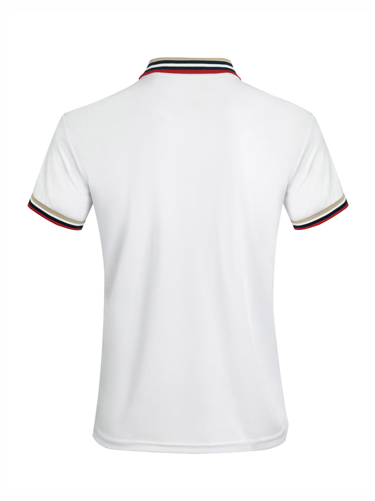 Men’s Summer Cotton Polo Shirt – Breathable Solid/Striped Short‑Sleeve Business‑Casual Top