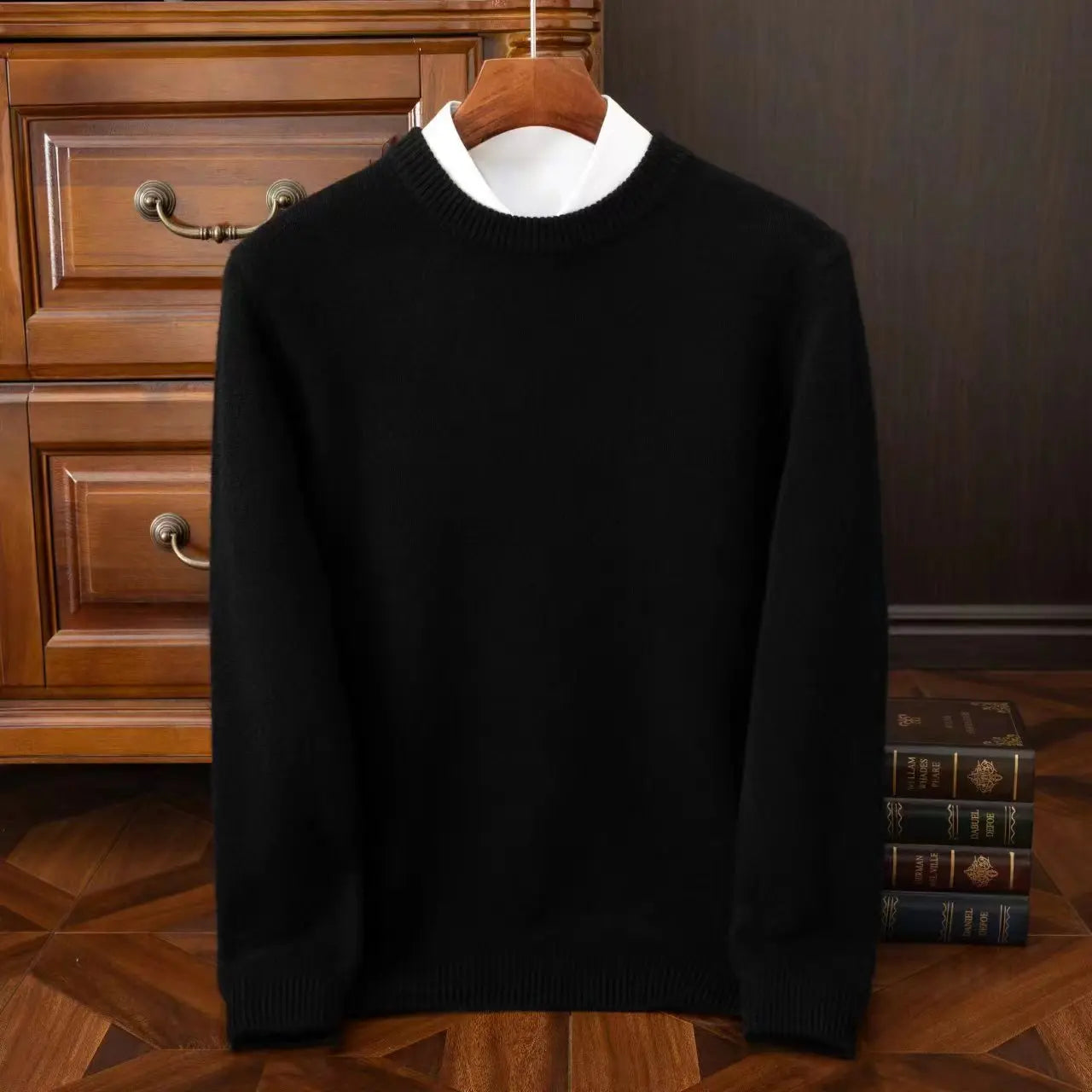 Cashmere O‑Neck Sweater