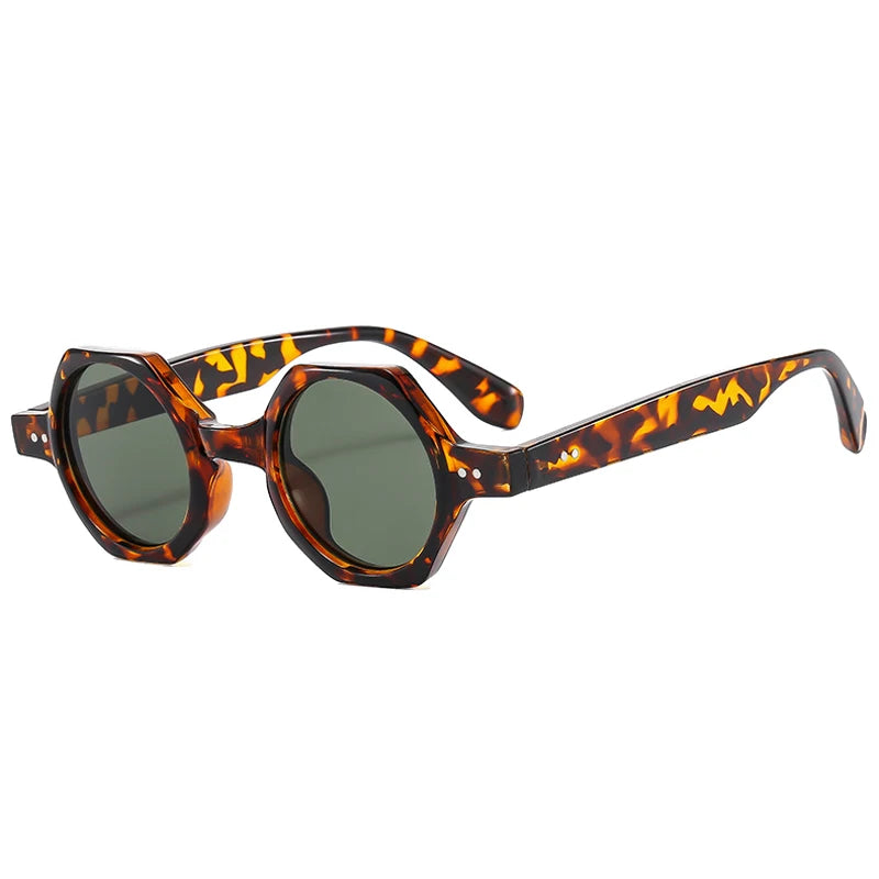 SHAUNA New Polygon Square Sunglasses Women Fashion Candy Color Round Lenses Eyewear Shades UV400 Men Sun Glasses