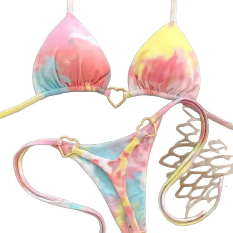 Women’s 2026 Micro Push‑Up Brazilian Bikini – Sexy Printed Thong Two‑Piece SwimsuitWomen’s 2026 Micro Push‑Up Brazilian Bikini – Sexy Printed Thong Two‑Piece Swimsuit