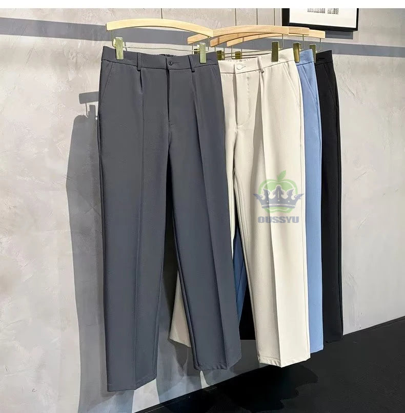 Classic Blue Suit Pants