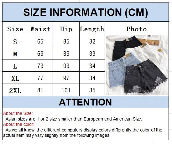 Women’s Korean High‑Waist Ripped Denim Shorts – Y2K Tassel Hot Pants Summer Streetwear (Blue)