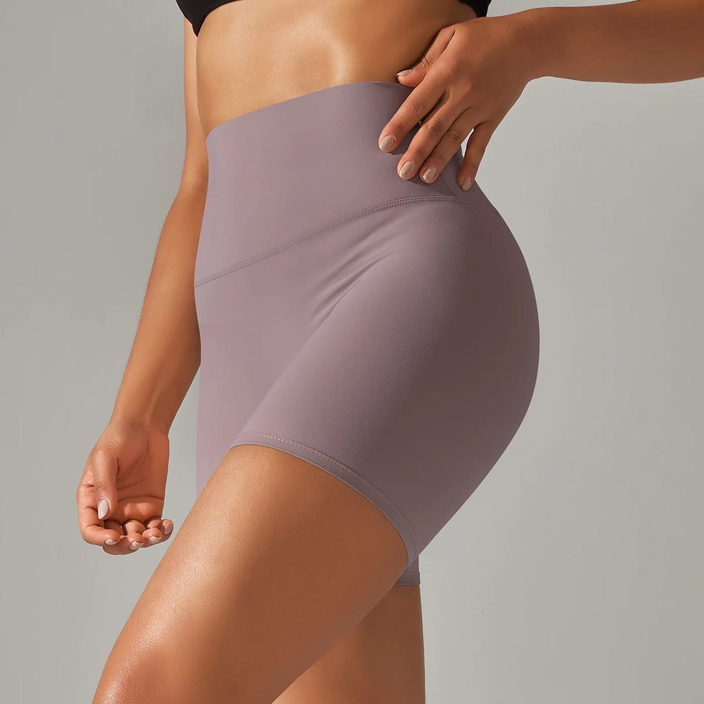 Seamless High Waist Yoga Shorts for Women