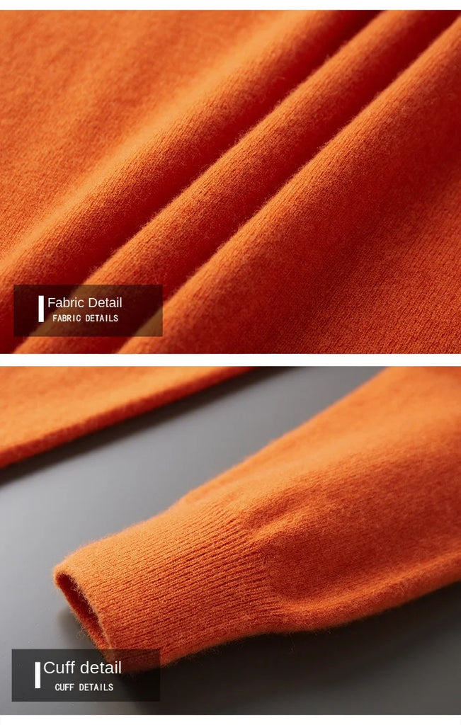 Men’s Cashmere O‑Neck Sweater