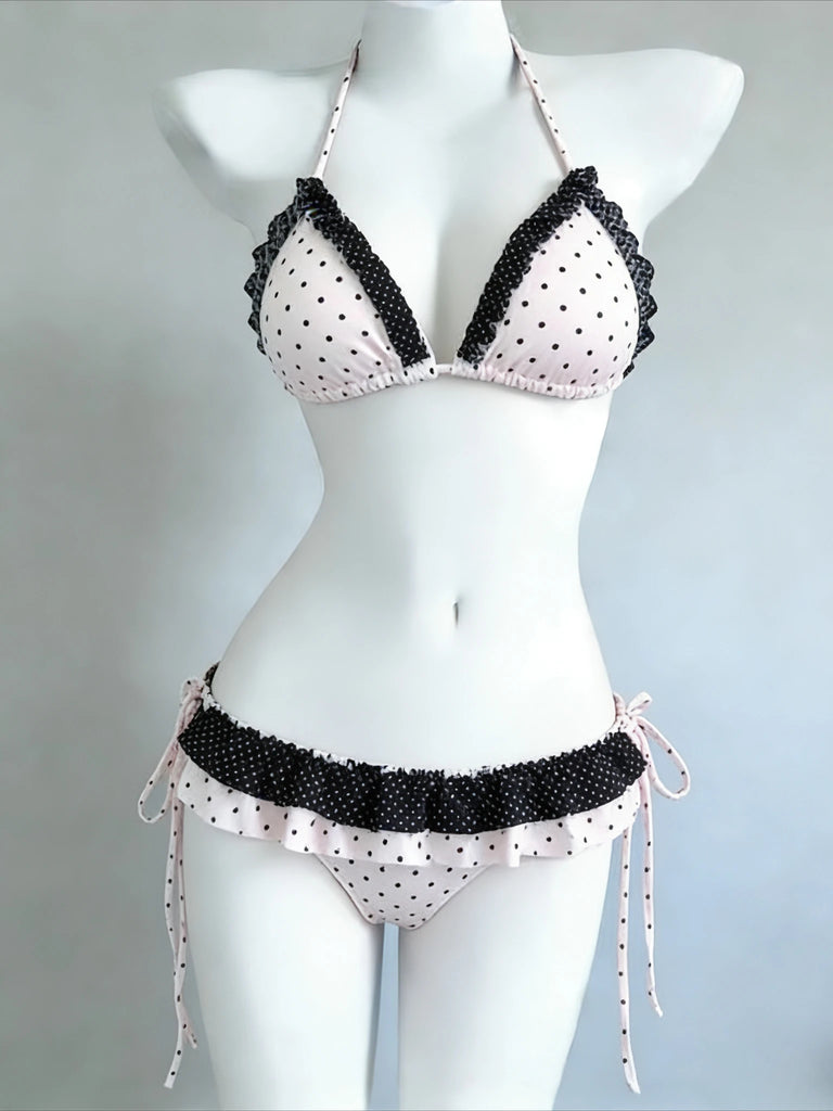 Sexy Elegant Bow Bikini Set