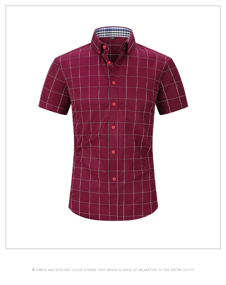 Breathable Slim‑Fit Casual Business Shirt