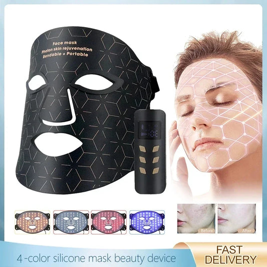 Photon Facial Mask Beauty Instrument – Home Skin Rejuvenation & Light Therapy Spectrometer Device