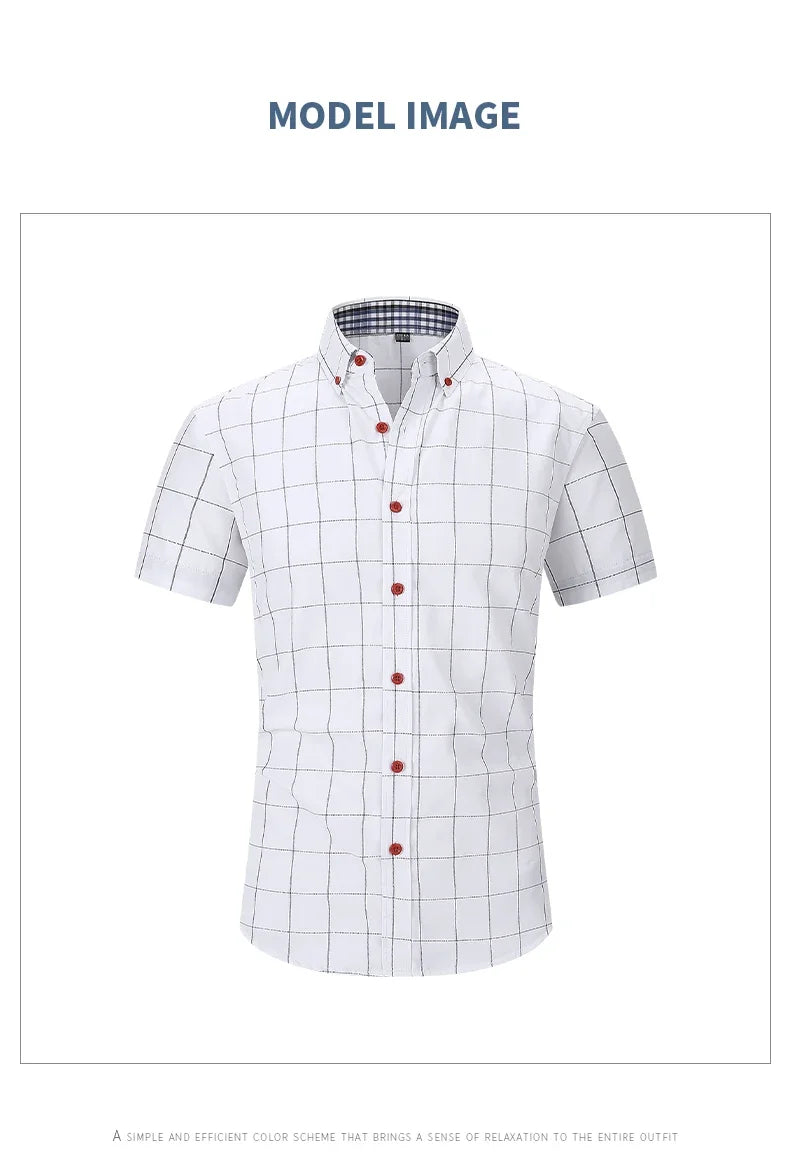 Breathable Slim‑Fit Casual Business Shirt