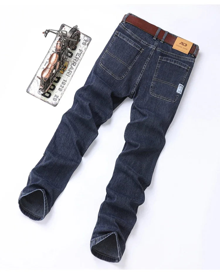 Four‑Season Straight Jeans
