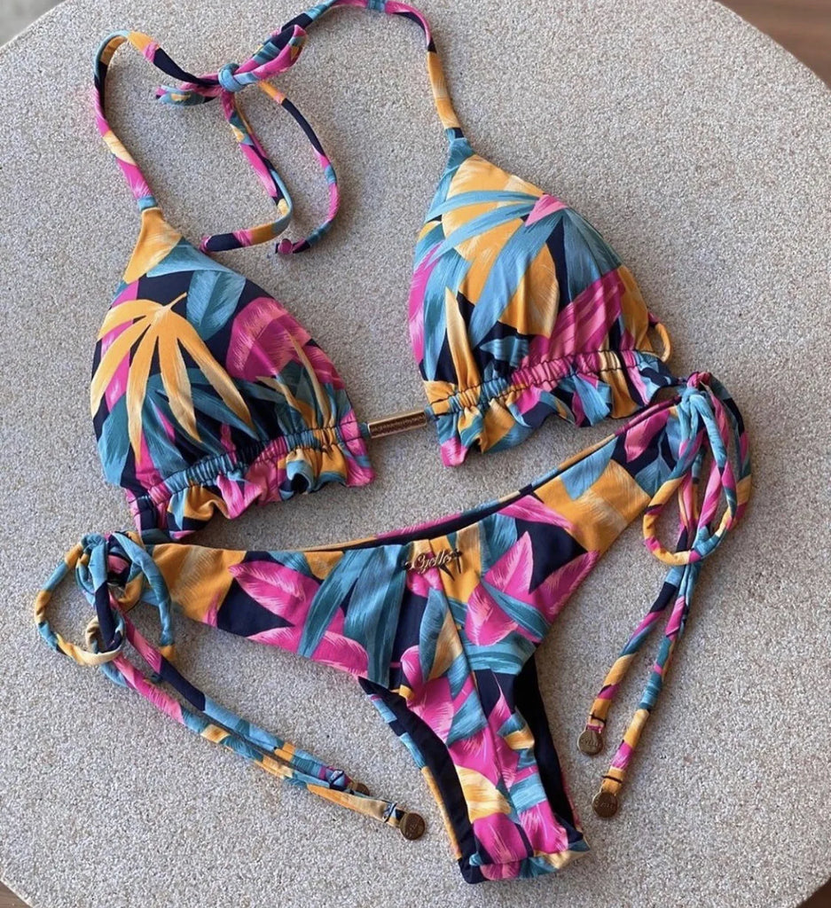 2026 Women’s Push‑Up Bikini Set – Sexy Printed Two‑Piece Swimsuit Summer Beachwear