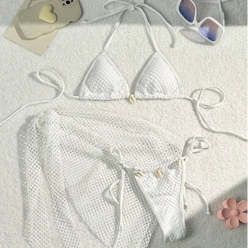 2026 Sexy Bikinis Female Swimsuits Women's Three-Piece Swimwear Beach Swim Wear Bathing Suits Brazilian Bikini Set Pool Bather