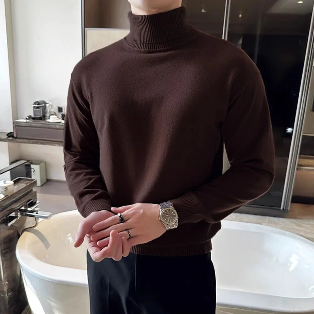 Fleece Turtleneck Sweater