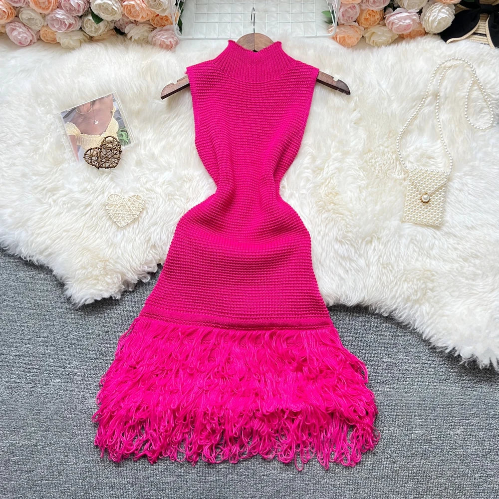 YuooMuoo 2026 Summer Sexy Openwork Stitching Dress — Sleeveless Bodycon Korean‑Style Party & Beach Vestidos