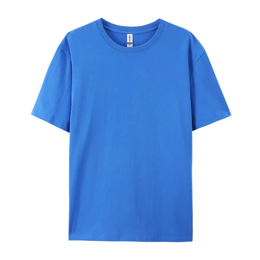 100% Cotton Solid Color T‑Shirts for Men & Women