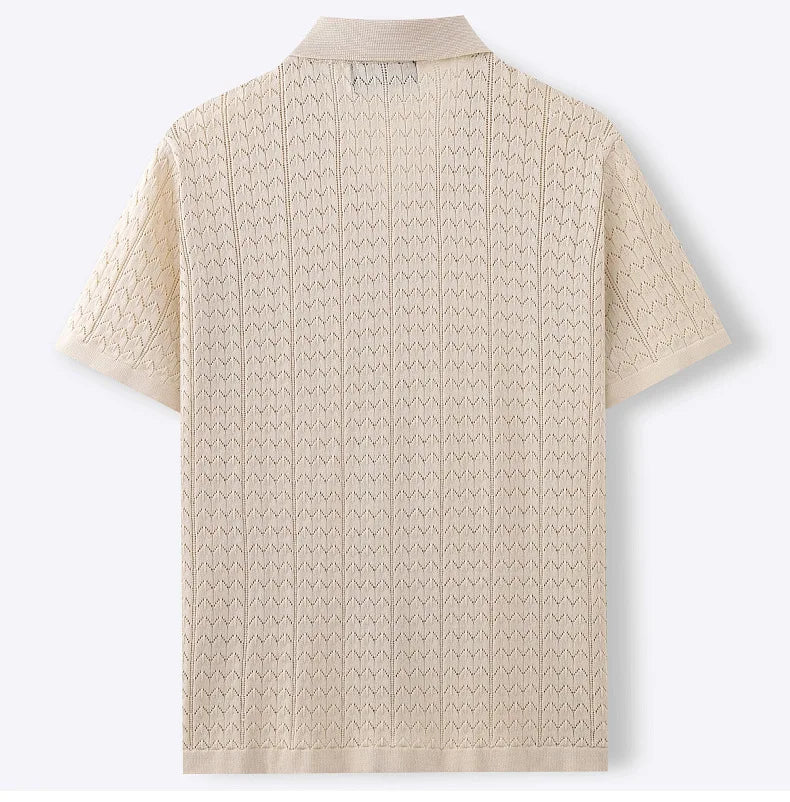 Luxury Knitted Polo Shirt