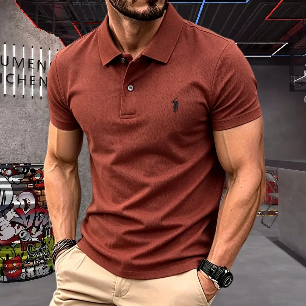 Men’s 100% Pure Cotton Luxury Polo Shirt