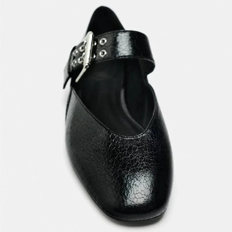 Women Flats New Leopard Print Comfortable Soft Round Toe Flat Shoes for Women Ballet Mary Jane Shoes for Women Zapatos De Mujer