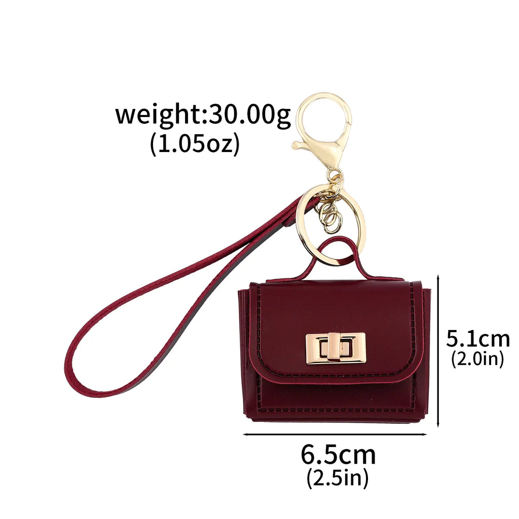 Korea Cute Mini Bags Bag Charms Colorful Pendant Kawaii Keychain for Women Simple Casual Bag Accessories Gift брелок для ключей