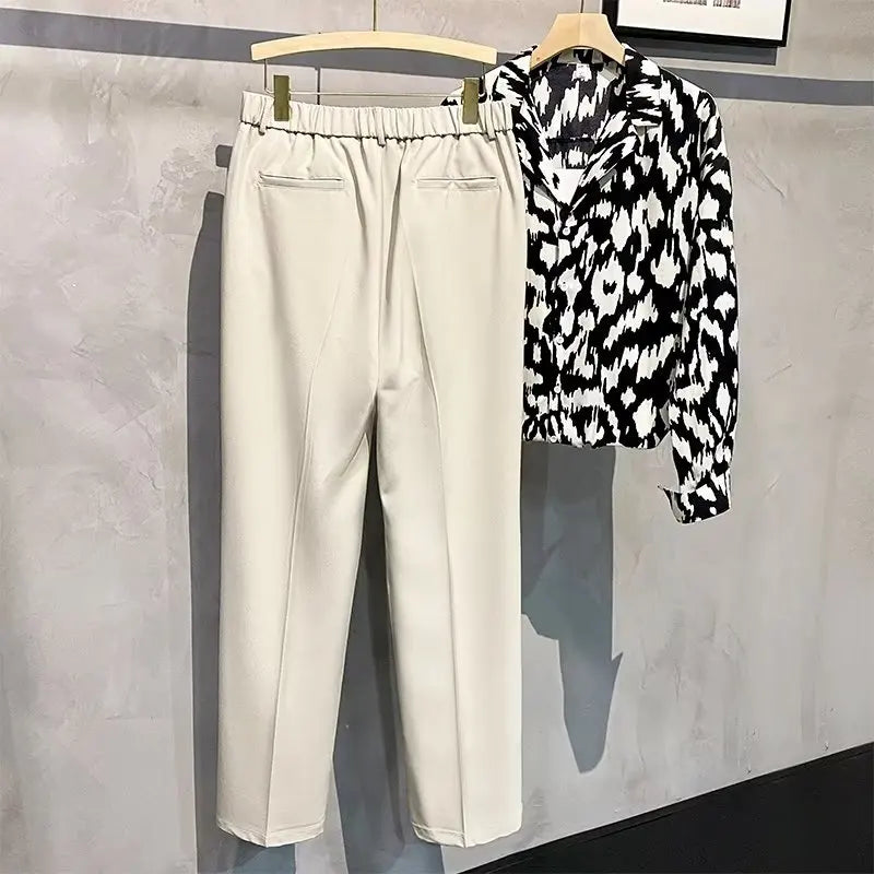 Classic Blue Suit Pants