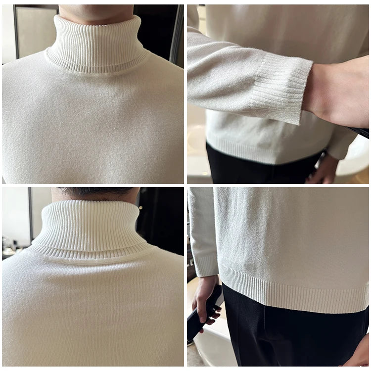 Men’s Fleece Turtleneck Sweater