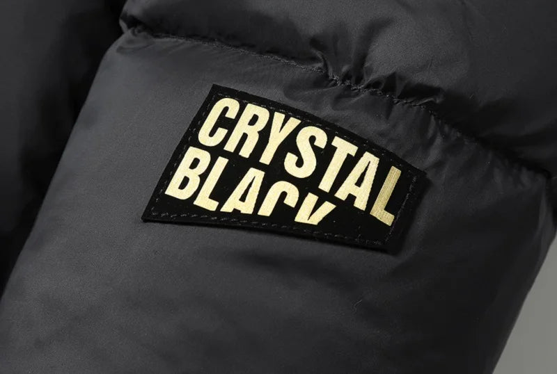 Winter New Men Warm Thick Long Down Jacket Coat Mens Hooded Waterproof Black Gold Puffer Jacket Men Casual Windproof Parkas Male