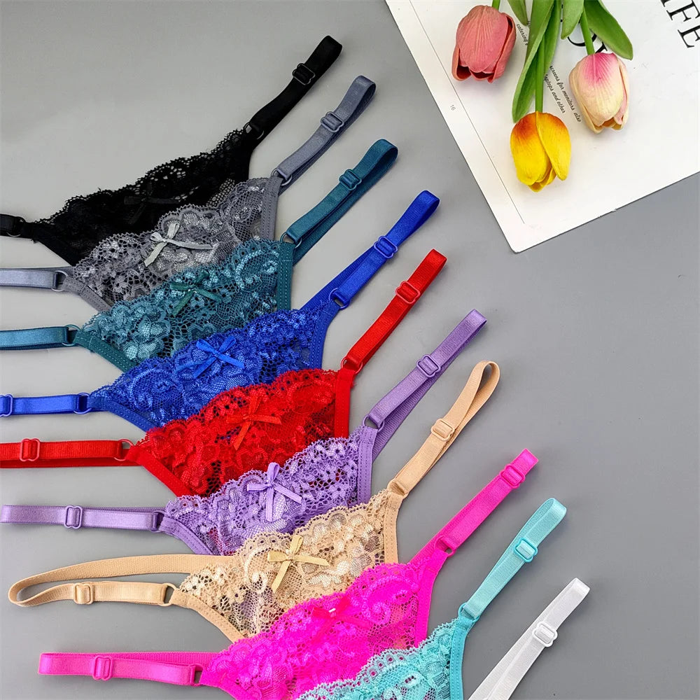 5‑Pack Lace Adjustable Thongs
