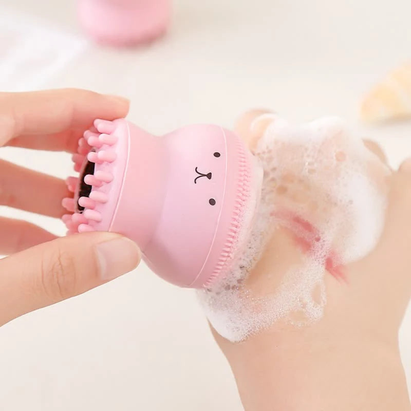 Manual Facial Scrubber • Skin‑Care Tool • Blackhead Remover • Gentle Daily Cleanser