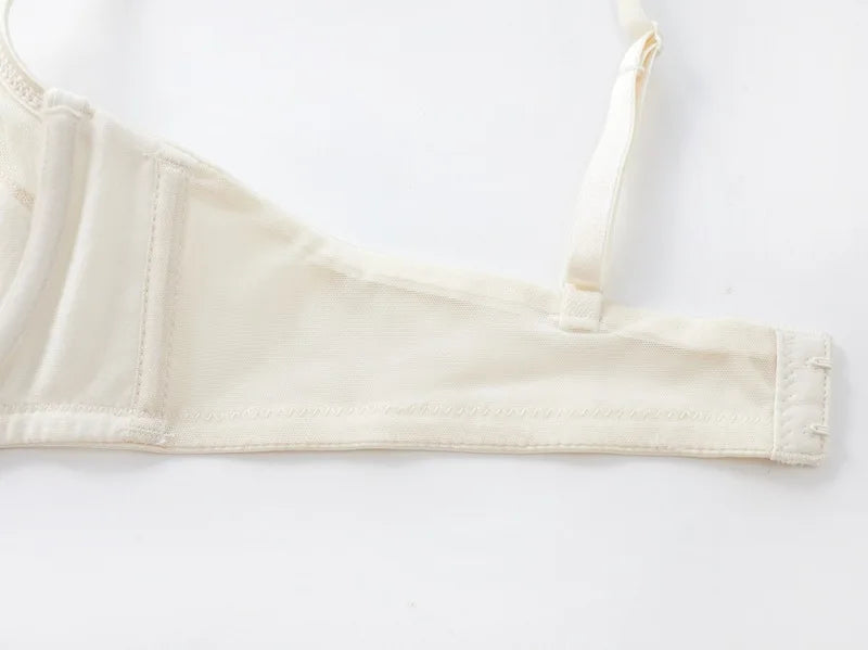 French Lace Embroidery Lingerie Set