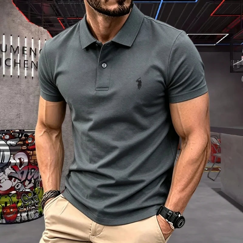 Men’s 100% Pure Cotton Luxury Polo Shirt