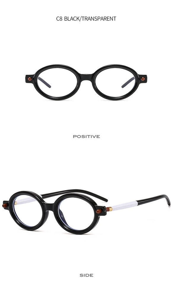 Vintage Round Sunglasses Women Luxury Brand Designer UV400 Men High Quality Oval Sun Glasses Female Gafas De Sol Hombre
