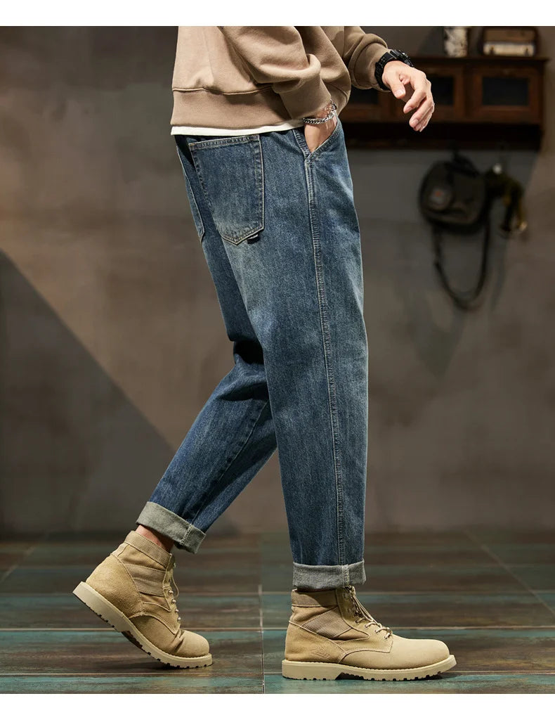 Loose Harem Denim Pants
