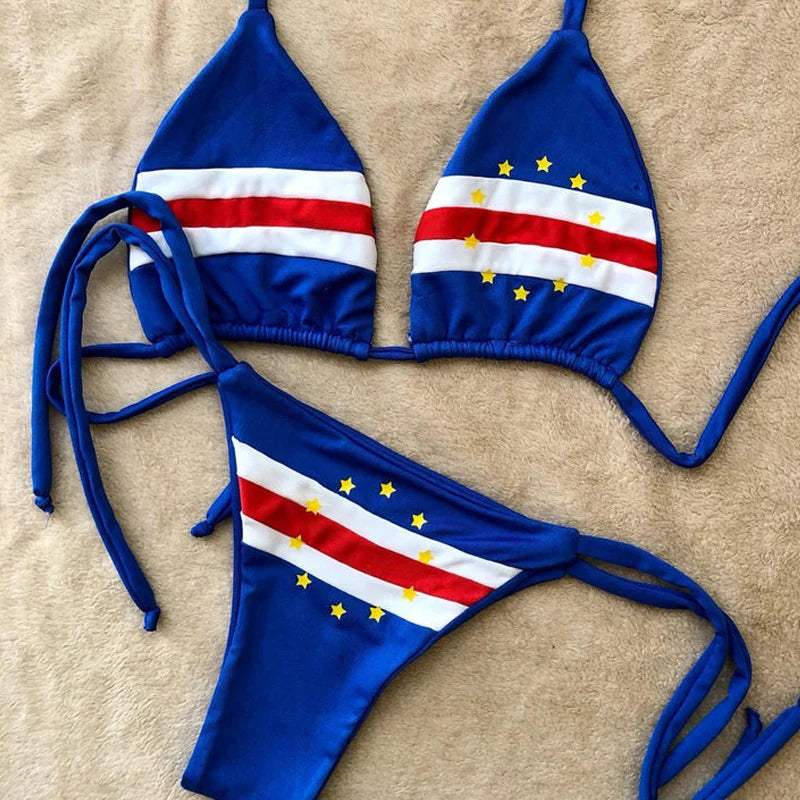 Y2K Retro 2000s Bikini Set