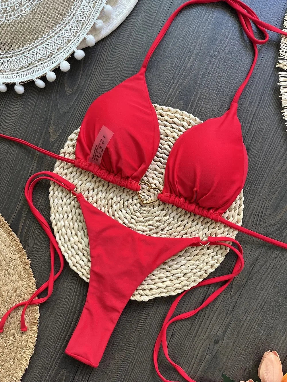 Sexy Halter Triangle Bikini