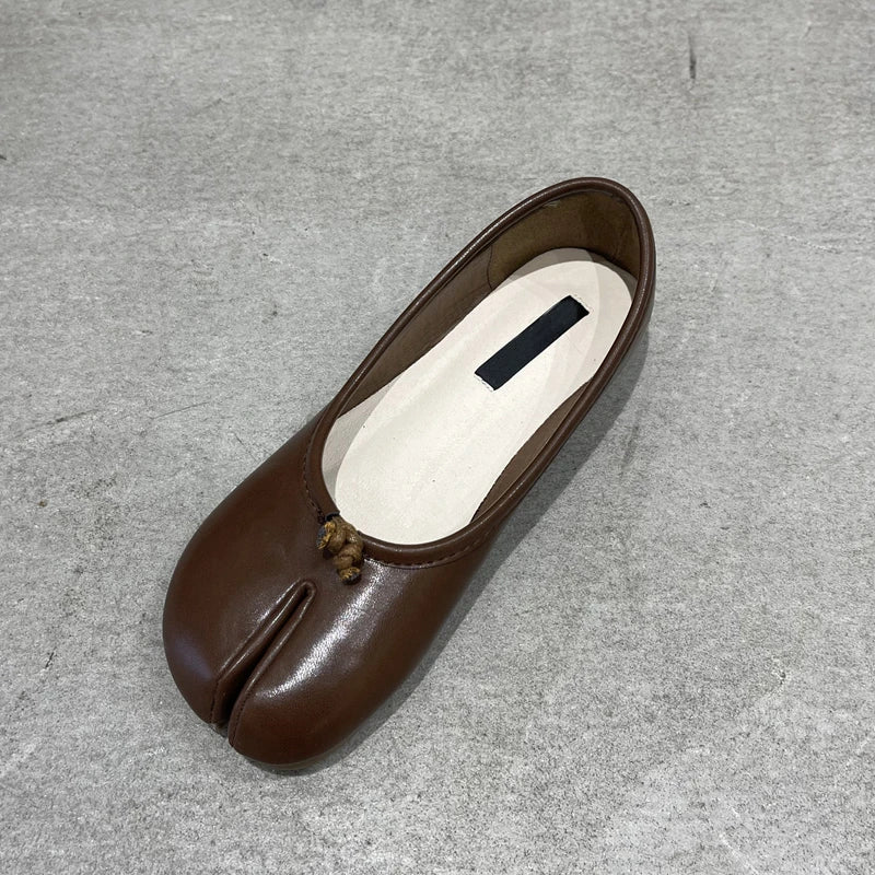 SUOJIALUN Autumn Ballerina Flats