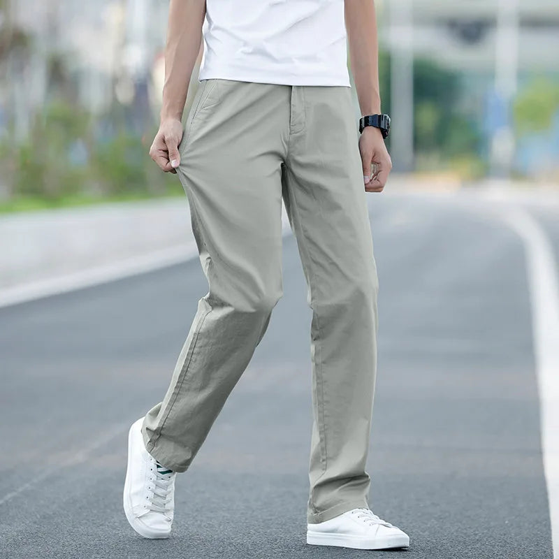 Plus‑Size Summer Chino Pants
