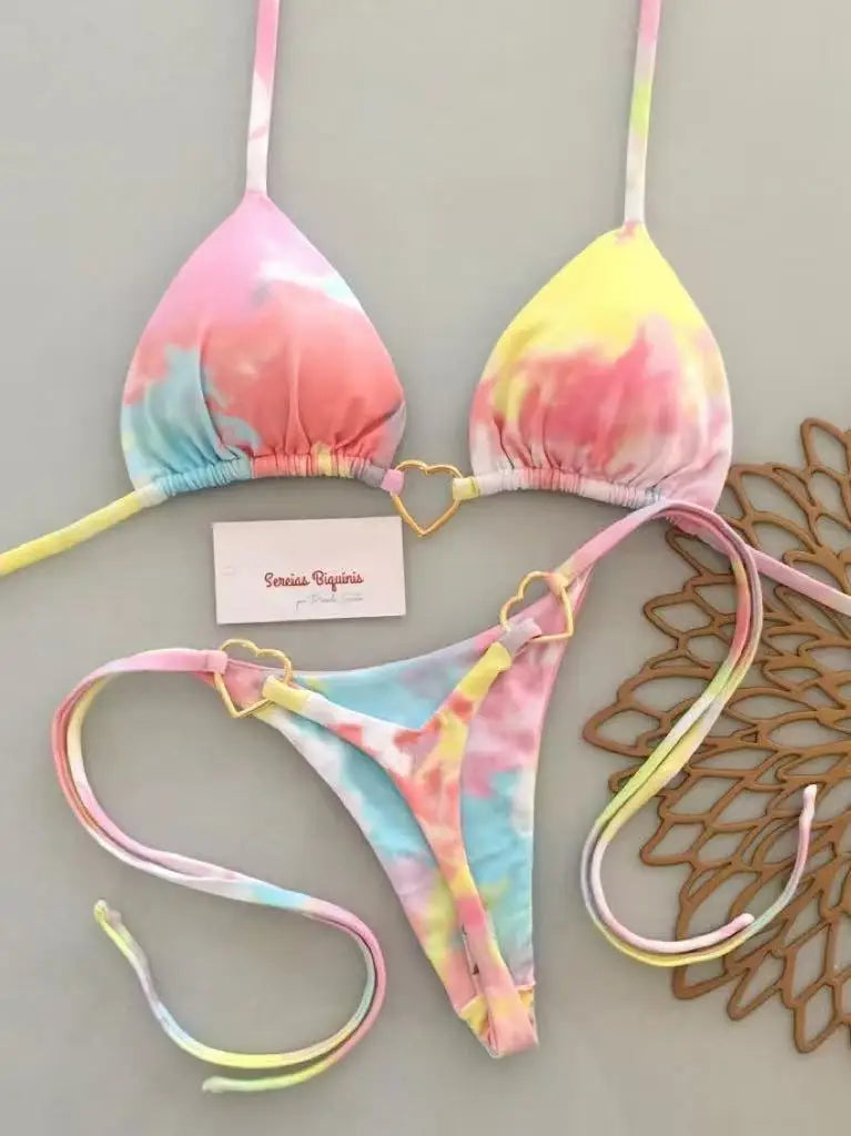 Women’s 2026 Micro Push‑Up Brazilian Bikini – Sexy Printed Thong Two‑Piece SwimsuitWomen’s 2026 Micro Push‑Up Brazilian Bikini – Sexy Printed Thong Two‑Piece Swimsuit