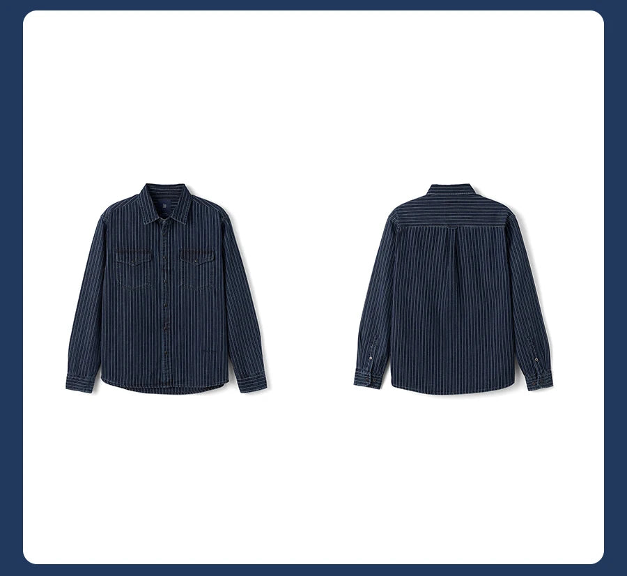 SIMWOOD Oversize Denim Shirt