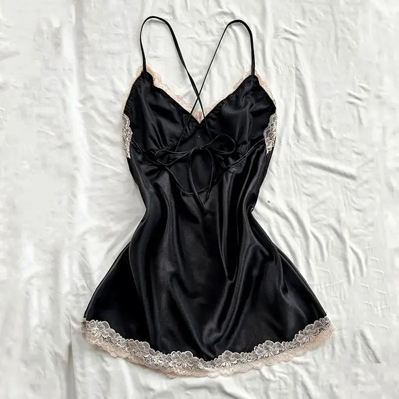 Patchwork Satin Nightdress