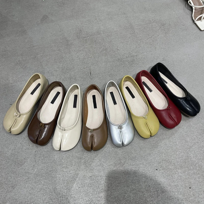 SUOJIALUN Autumn Ballerina Flats