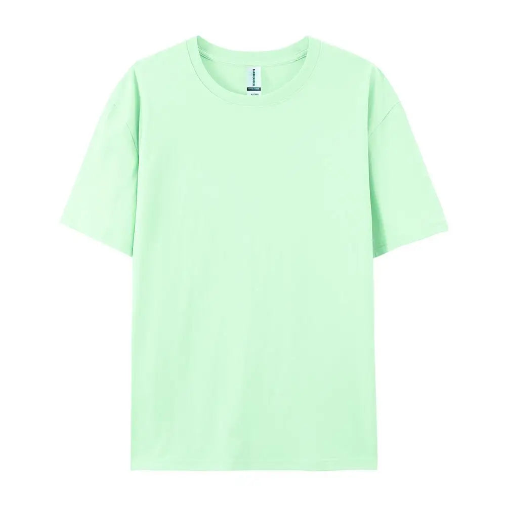 100% Cotton Solid Color T‑Shirts for Men & Women