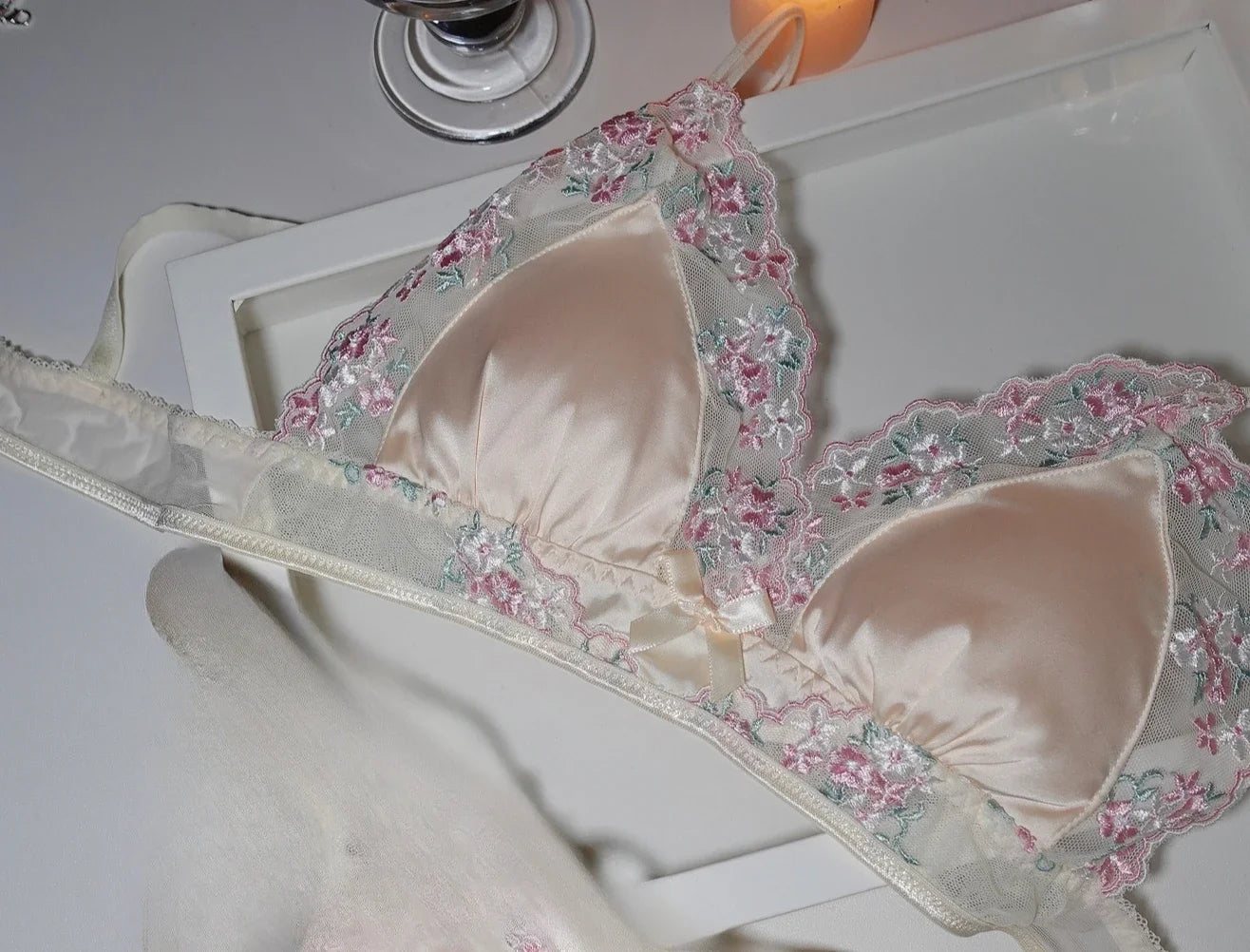 Light Luxury Silk Lace Underwear