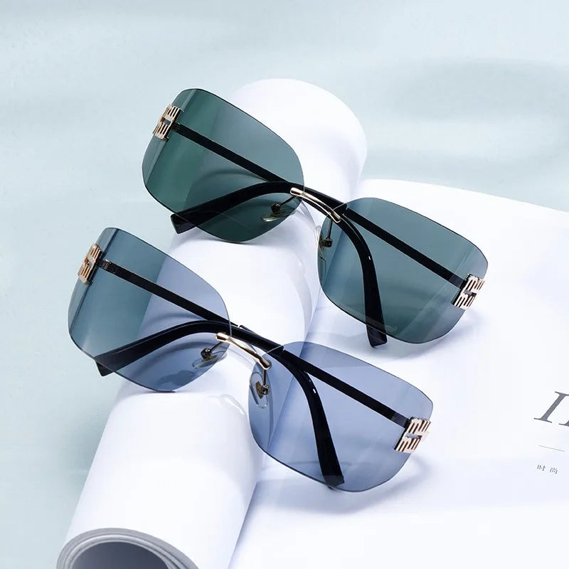 Zhang Yuanying's same miumiu sunglasses for women, with a high-end and personalized y2k sunglasses and curved i